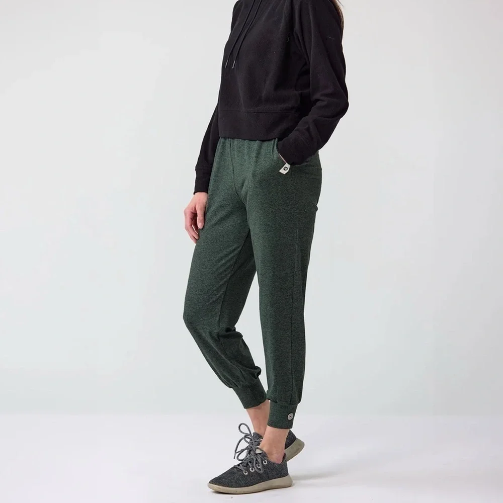 Tillage Sophisticated Cropped Pants Lightweight Joggers